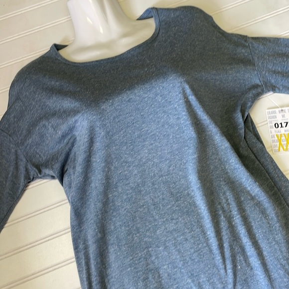 LLR Blue Speckled  Irma Tunic Top-0173 - Picture 8 of 11